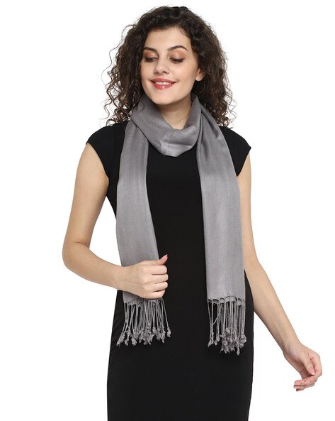 Woven Stole with Fringes Price in India