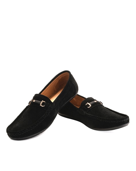 Buy Jet Black Formal Shoes for Men by LOUIS STITCH Online