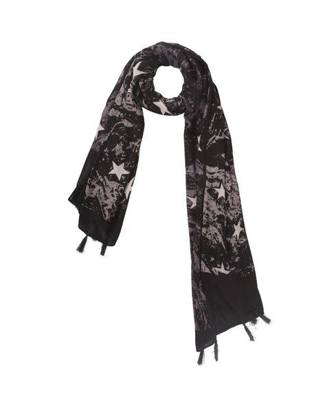 Star Digital Print Rayon Stole Price in India