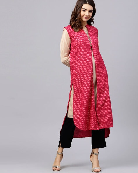 Long shrug cheap kurti online