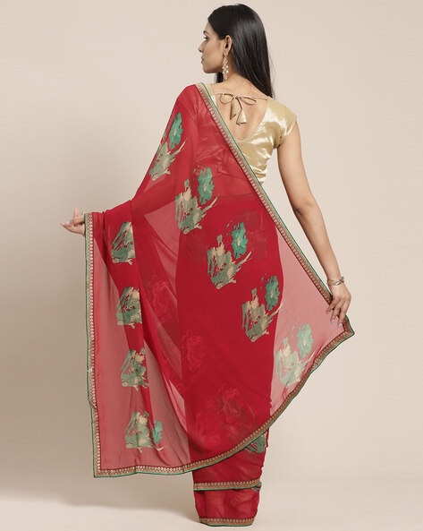 Buy Red Sarees for Women by SHAILY Online