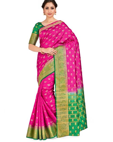 Floral Pattern Traditional Saree