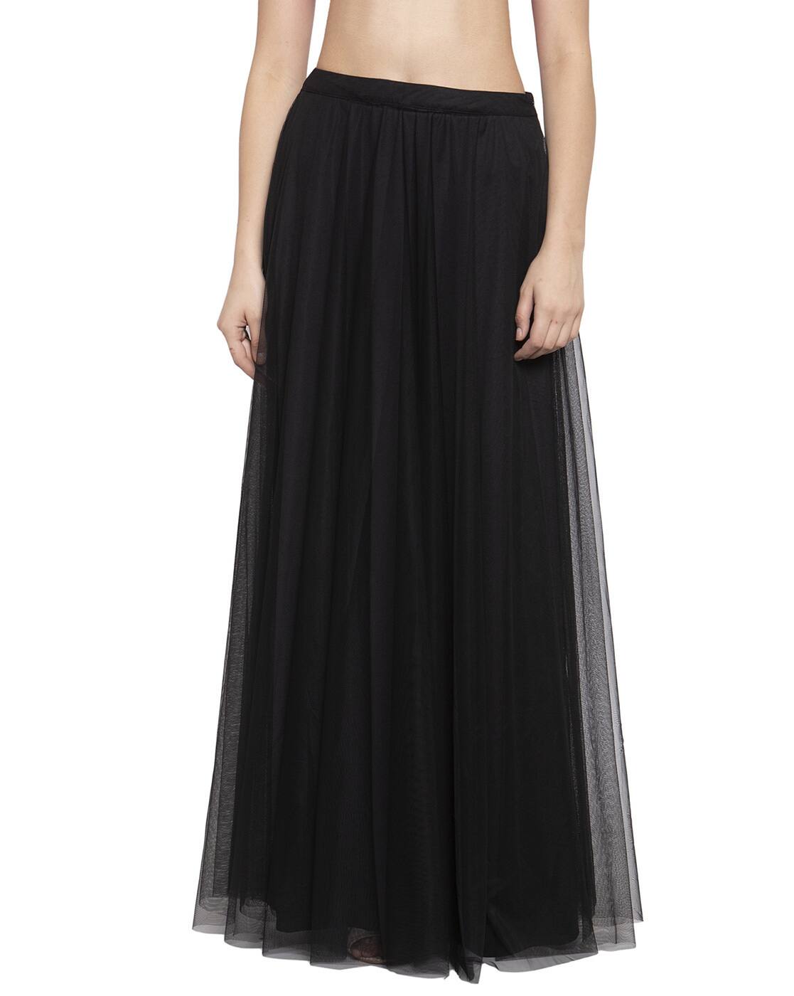 black net skirt