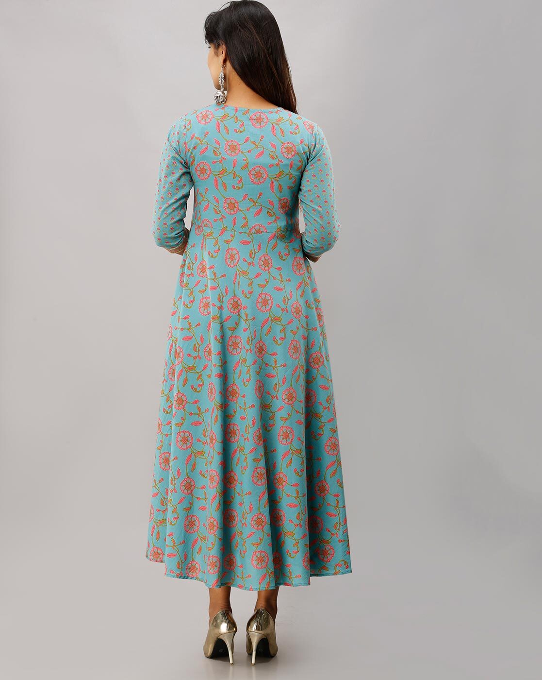 fabric fitoor floral print kurta