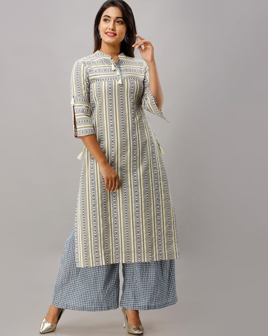 Buy Peach Dress Material for Women by SHAILY Online | Ajio.com