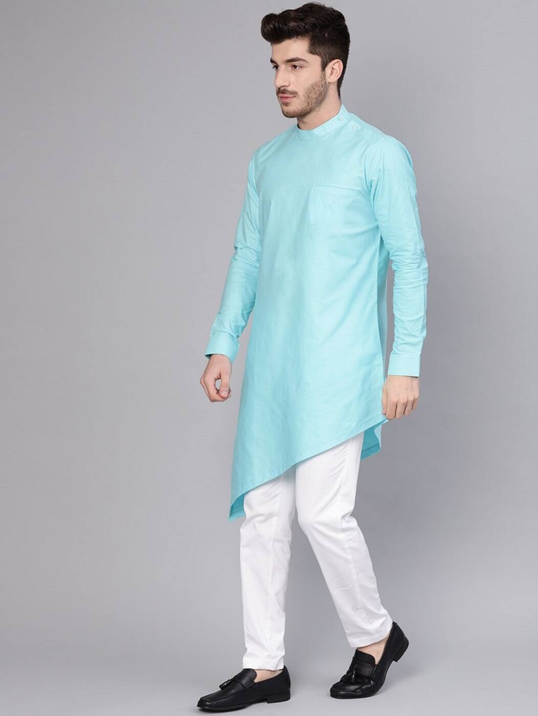collar kurta cutting