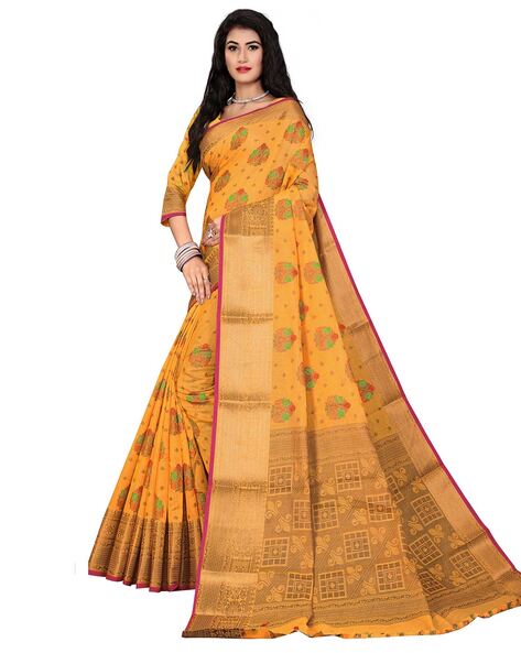 latest cotton silk saree collection