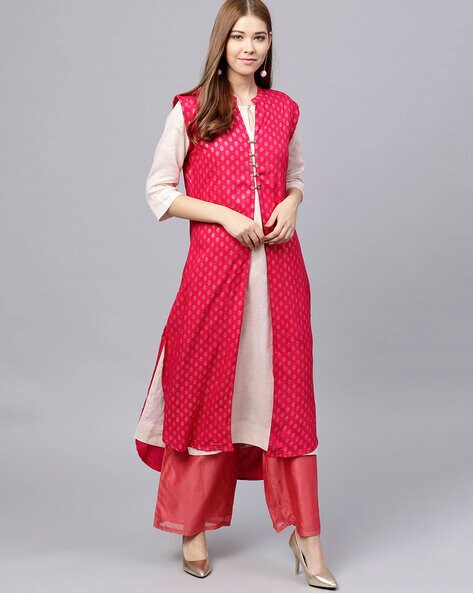 Long shrug sale on kurti