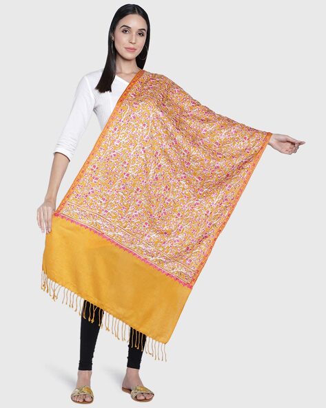 Pure Wool Embroidered Shawl Price in India