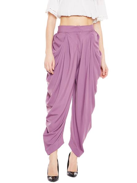 Buy Pink Trousers \u0026 Pants for Women by 