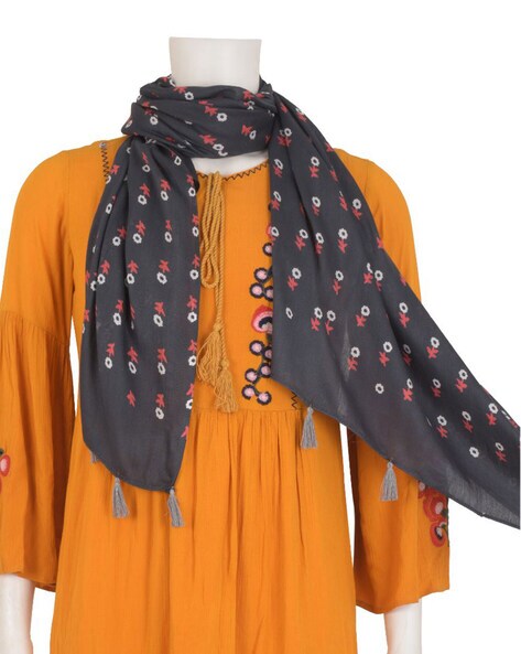 Floral Digital Print Rayon Stole Price in India