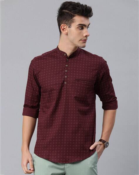 Maroon Kurtas for Men by iVOC Online 