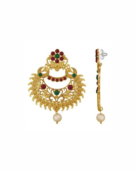 Bollywood Chandbali Big Light Weight Kundan Earrings Indian Bridal Wedding  Ethnic Jhumka Jhumki Pearl Drop Dangle Gold Plated Earring - Etsy