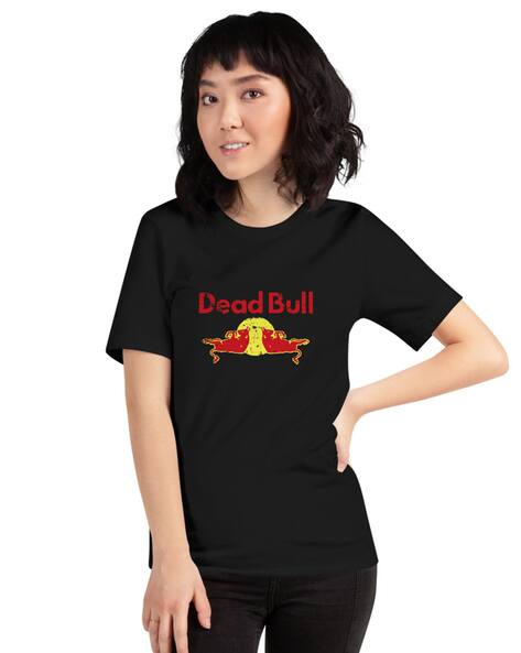 Buy Black Tshirts for Women by CRAXY 