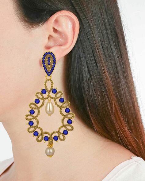 Buy Navratri Occasion Jhumka Ear Rings | Online Navratri Jhumka Ear Rings |  Indian Navratri Jhumka Ear Rings -Cbazaar