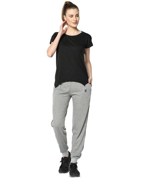 Women Track Pants with Small Branding