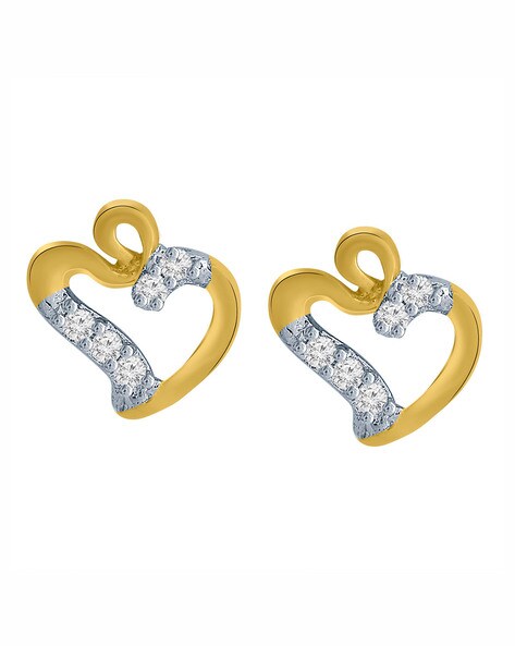 Ruby Heart Hoop Earrings – J&CO Jewellery
