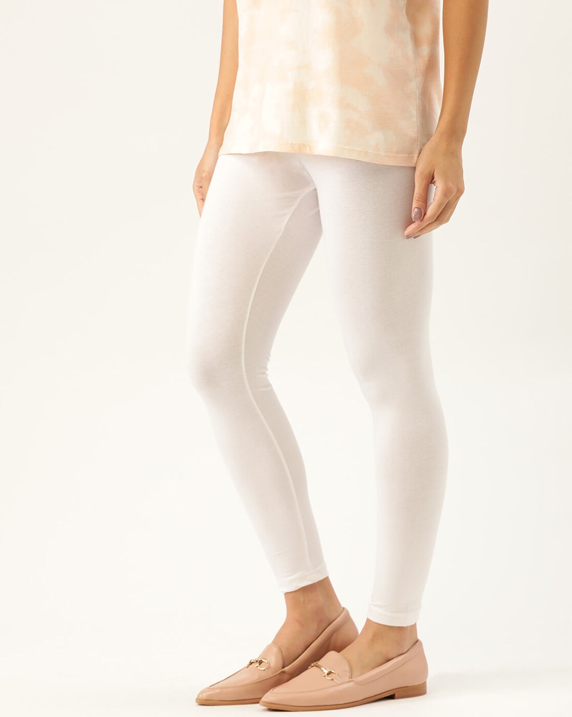 Buy White Leggings for Women by Leading Lady Online