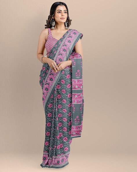 Pure Cotton Sarees – BharatSthali