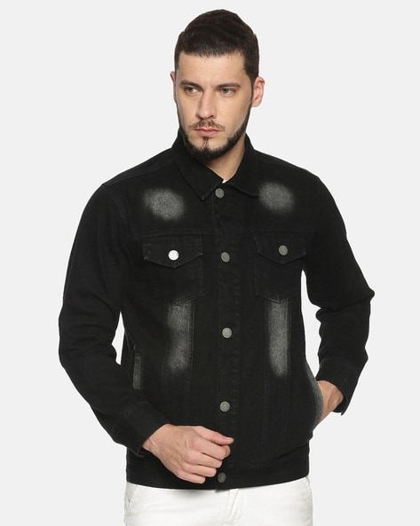 Buy Black Jackets & Coats for Men by Campus Sutra Online