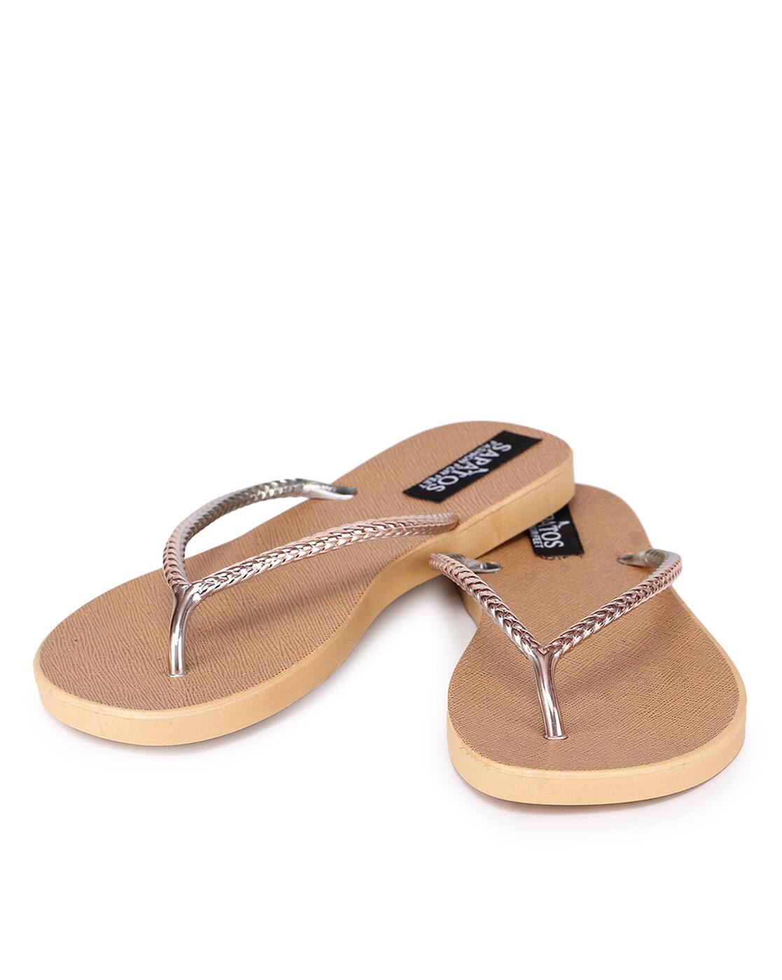 Buy Multicoloured Flip Flop u0026 Slippers for Women by SAPATOS Online |  Ajio.com