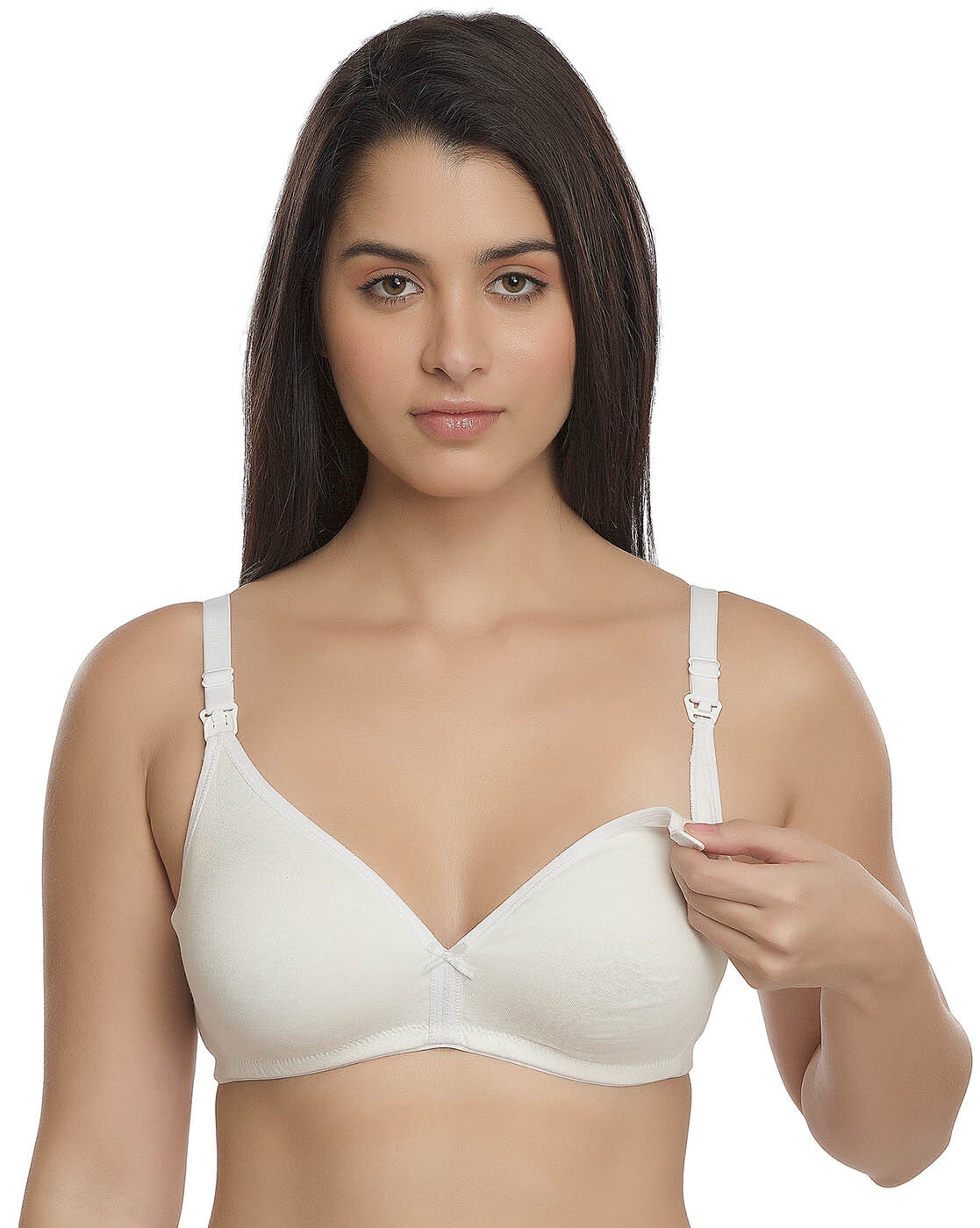 Buy InnerSense Organic & Antimicrobial Double Layered Wirefree Nursing Bra  - Aqua Print at Rs.685 online