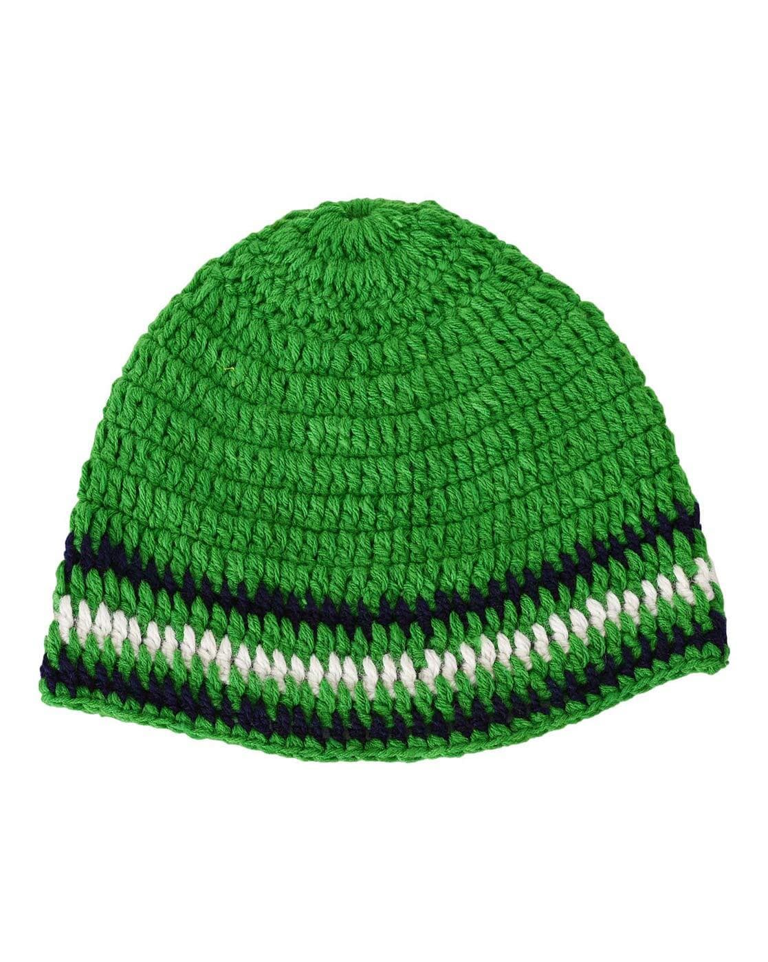 green skull cap