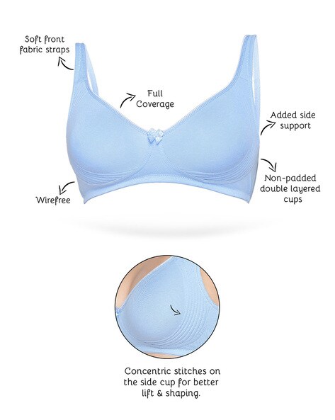 Total Support Non Padded Full Cup Bra 2 Pack