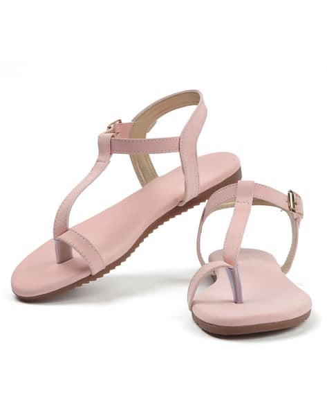 light pink sandals flat