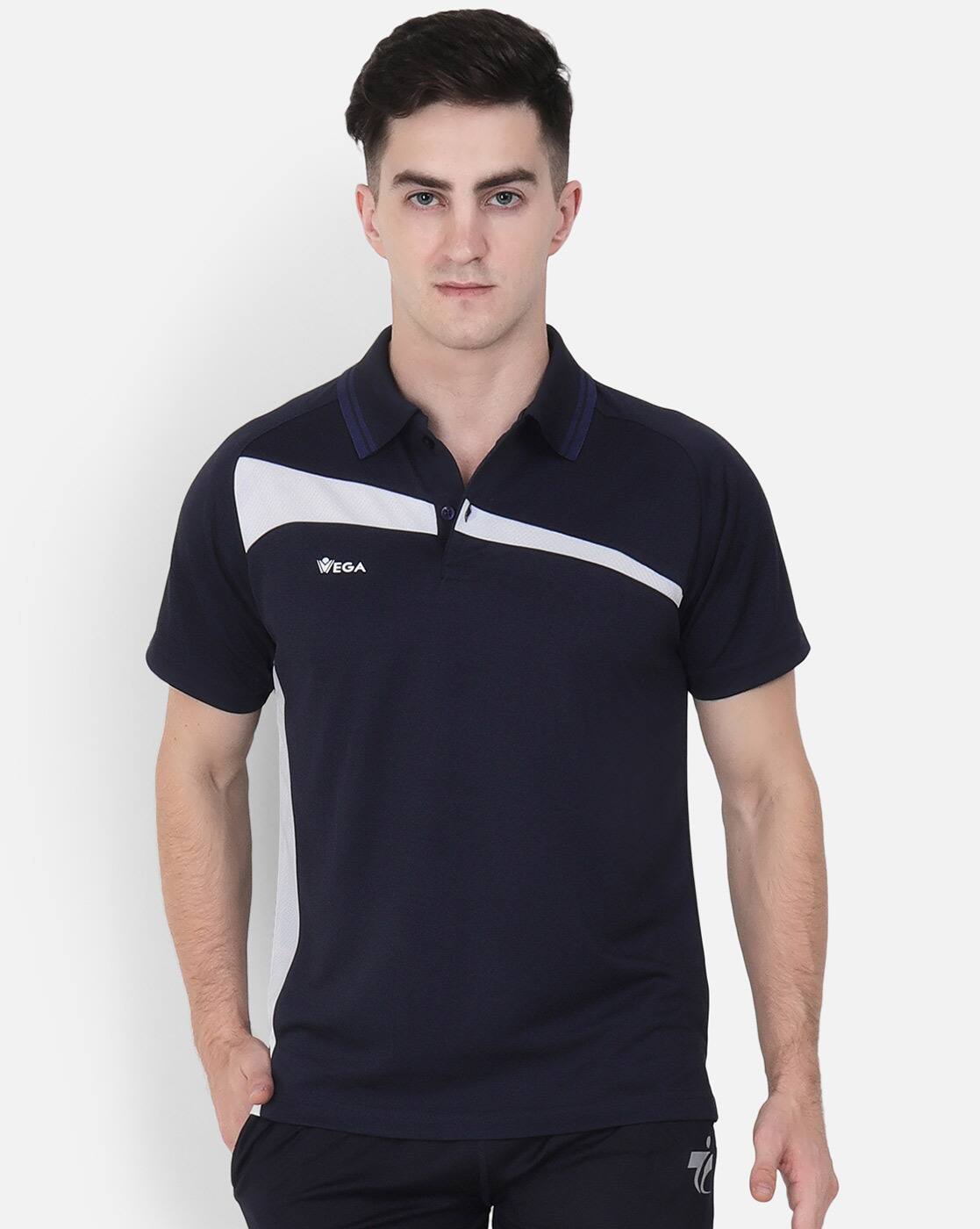 Buy Navy Blue Tshirts for Men by Vega 