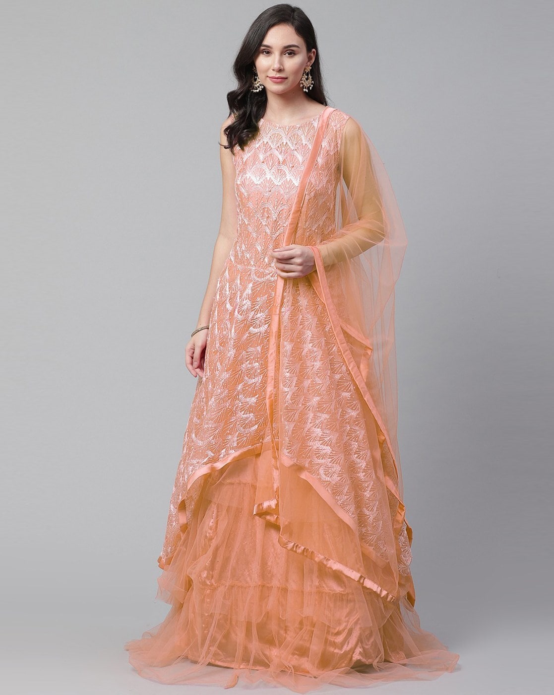 Buy Blue & Gold Dresses & Gowns for Women by AURELIA Online | Ajio.com