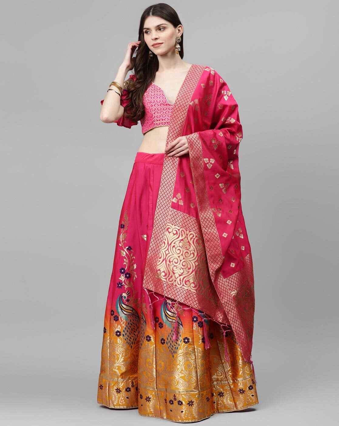 CHHABRA 555 Embellished Stitched Lehenga Choli - Buy CHHABRA 555  Embellished Stitched Lehenga Choli Online at Best Prices in India |  Flipkart.com