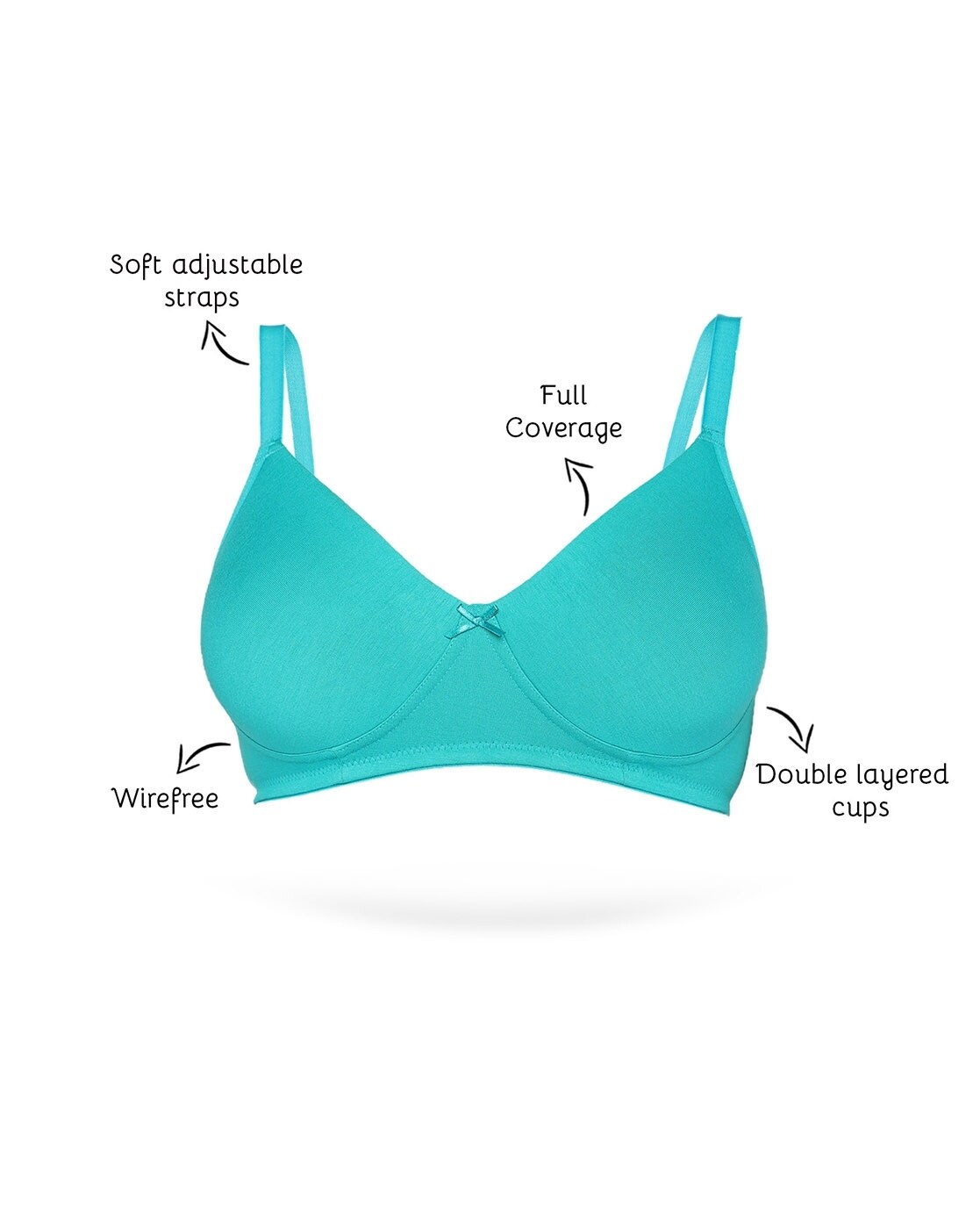 Buy online Peacock Green Cotton Bras And Panty Set from lingerie for Women  by Inner Sense for ₹749 at 0% off