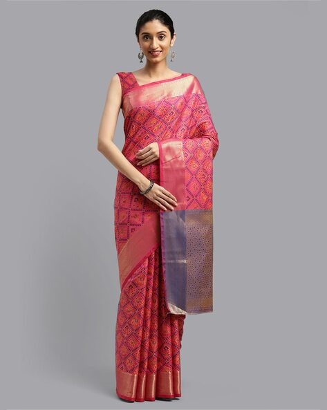 Ashda Fashion Viscos Border Printed Saree