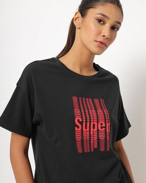 Buy Black Tshirts for Women by ALTHEORY SPORT Online Ajio