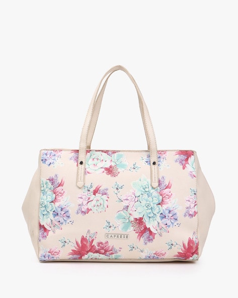 Off white floral discount bag