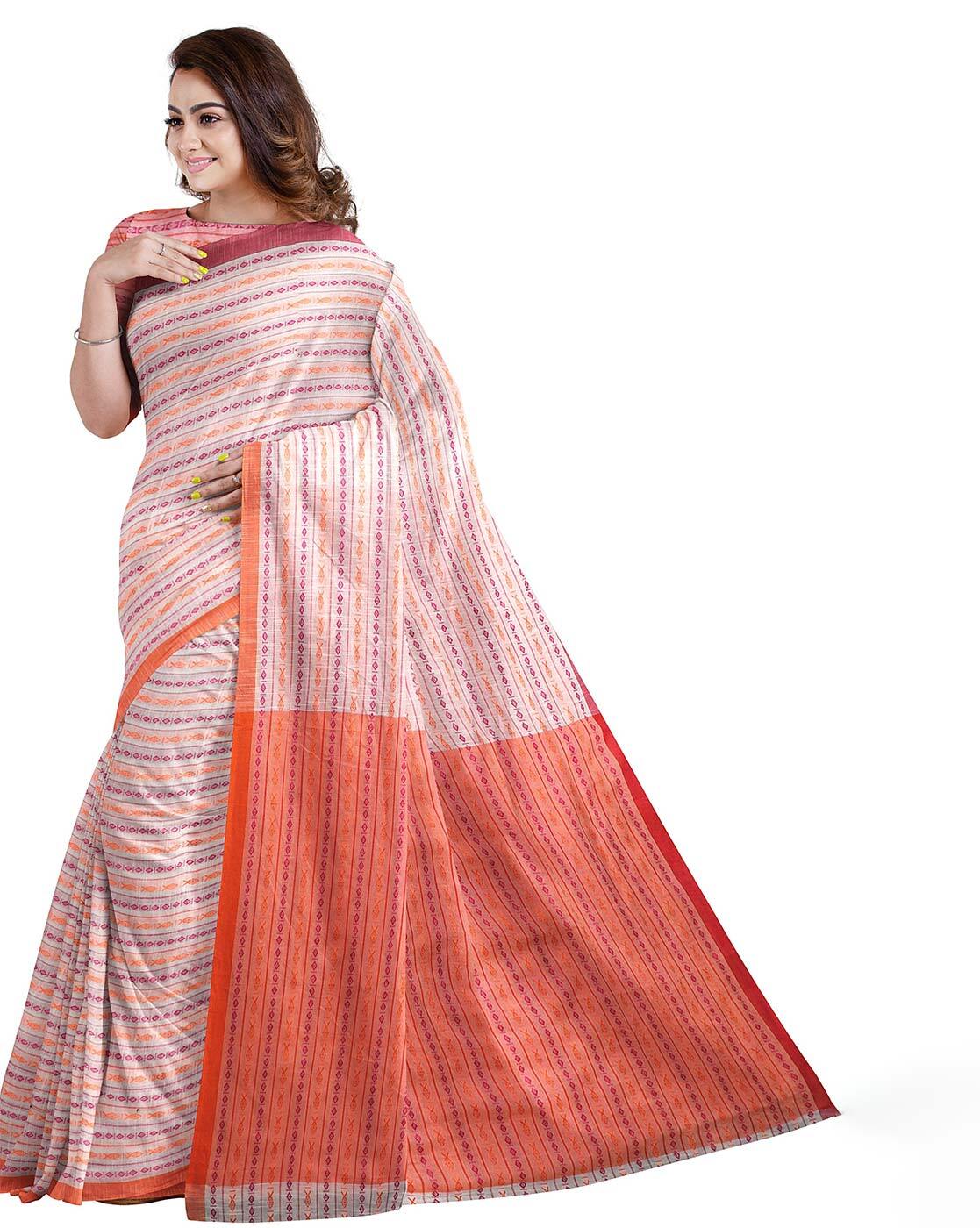 Embrace the Lakshmi in you with latest Tant Cotton Sarees from AMMK