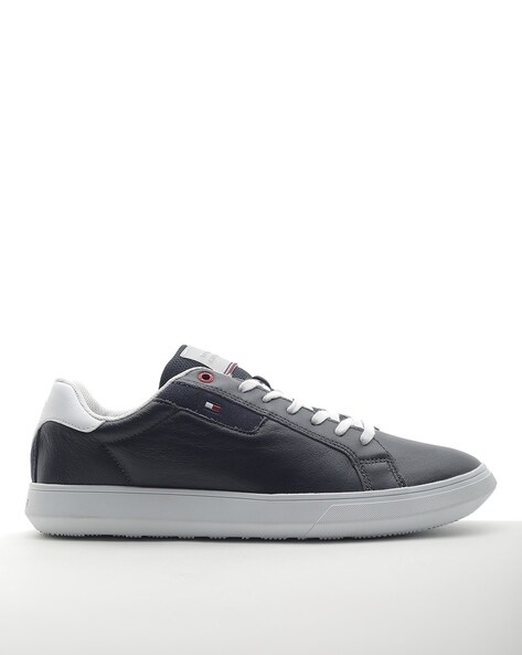 Tommy hilfiger Tênis Essential Leather Lace-Up Branco