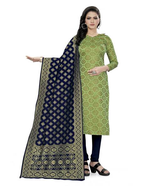 Woven Unstitched Dress Material Price in India