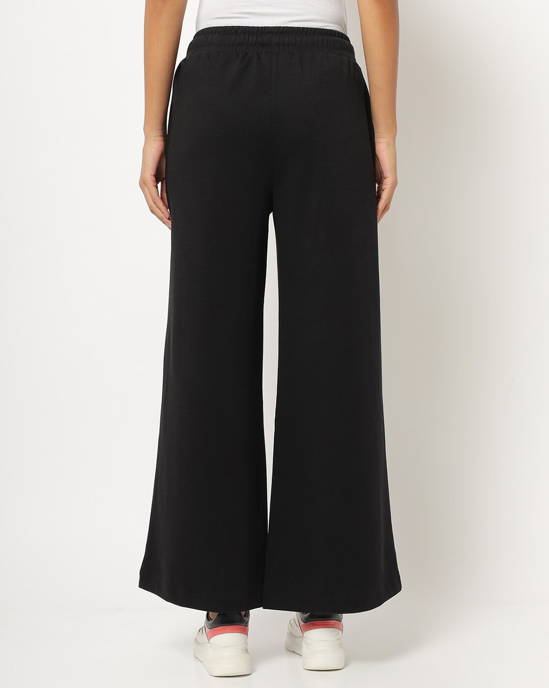 Old Navy Mid-Rise Wide-Leg Satin Track Pants For Women, 50% OFF