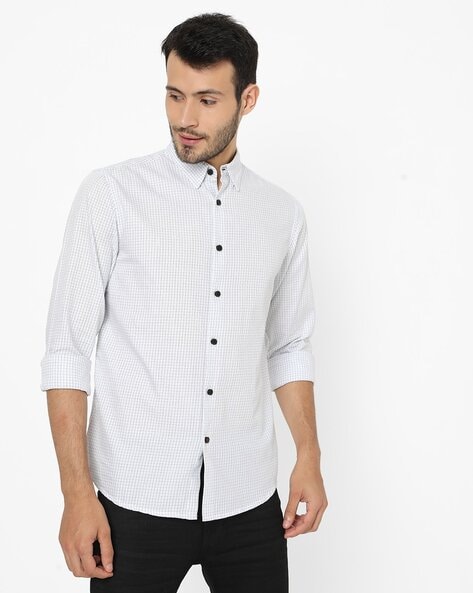 Gas Checked Slim Fit Shirt