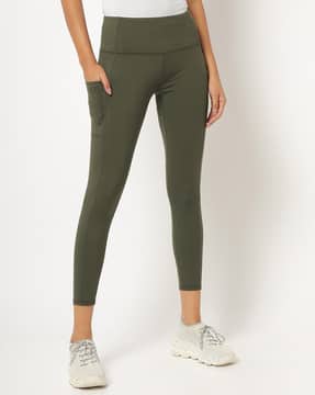 Olive Leggings for Women by Teamspirit 