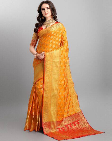 yellow saree for haldi