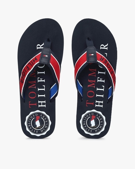 Tommy Hilfiger Maritime Beach Thong-Strap Flip-Flops