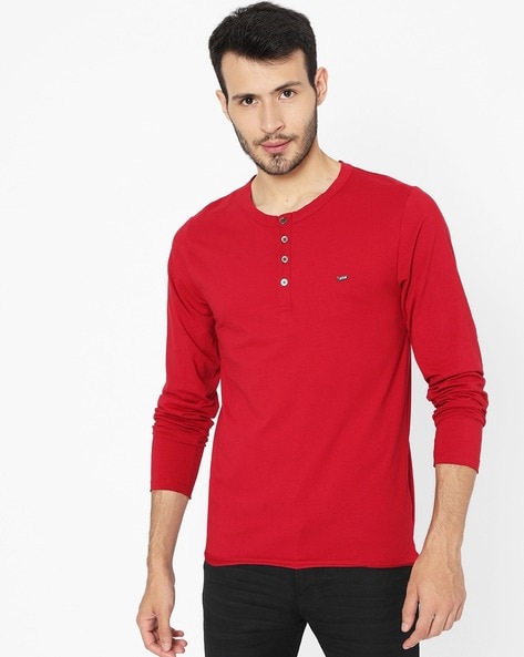 Gas Slim Fit Henley T-shirt