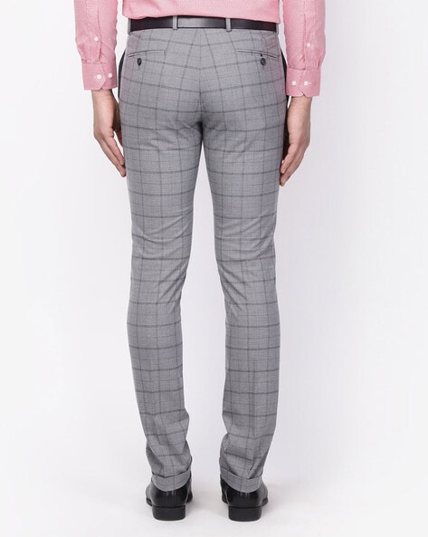 Valentino // Grey Glen Check Trouser – VSP Consignment