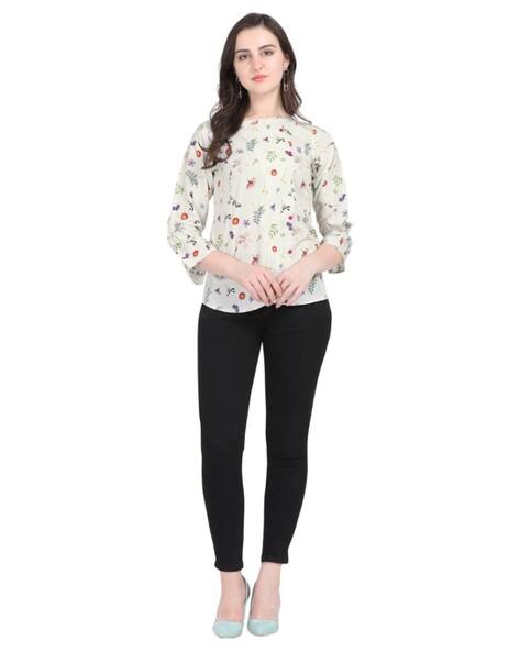 Buy Grey \u0026 Cream Tops for Women by 