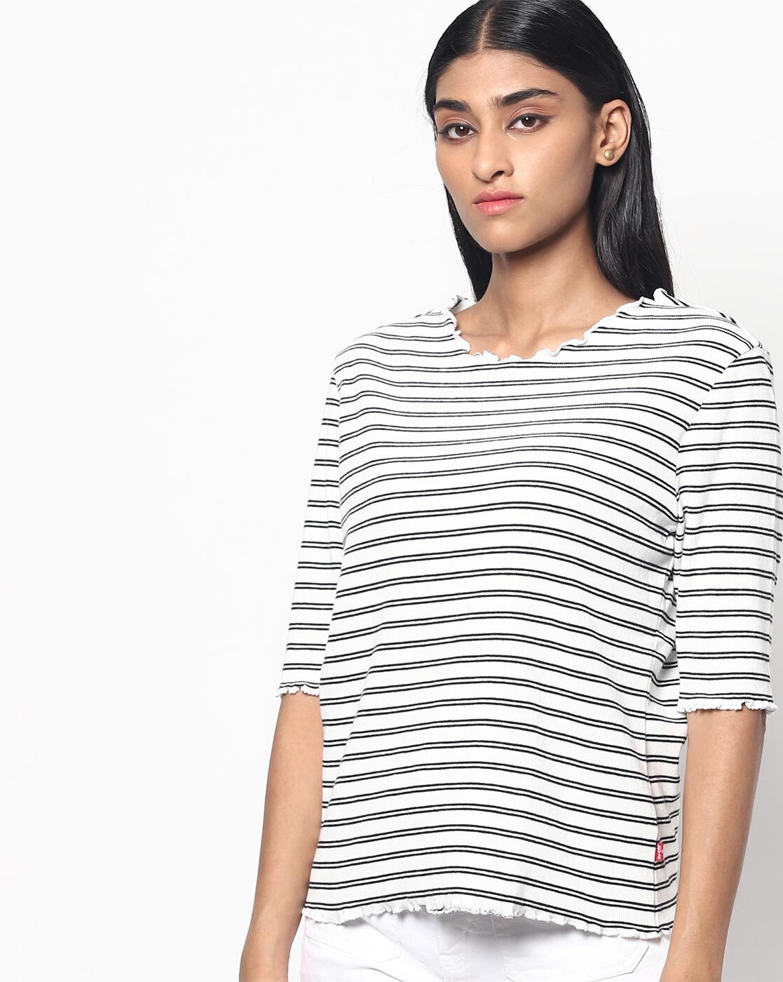 striped levis top