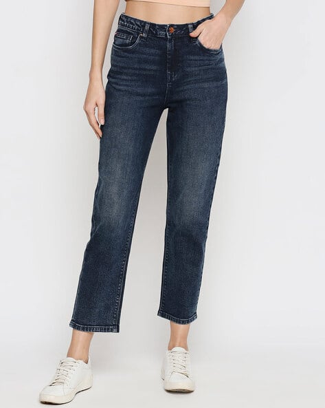 Washed Slim Fit Jeans