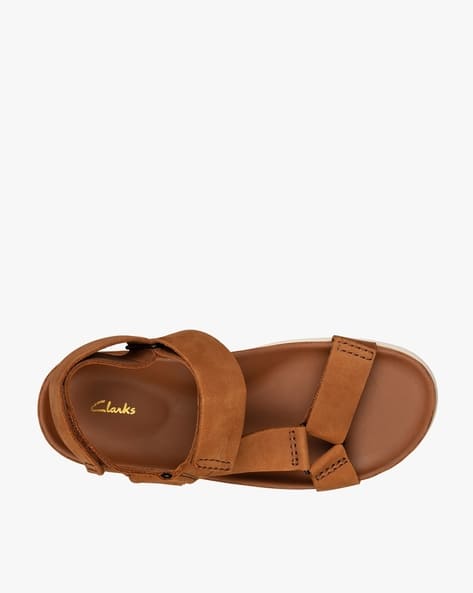 clarks suede sandals